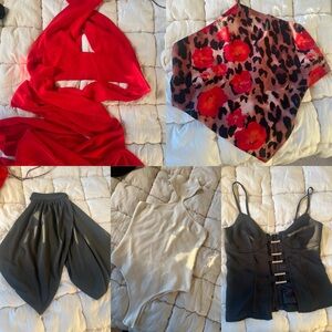 Superdown Tops set of 5 XS-S